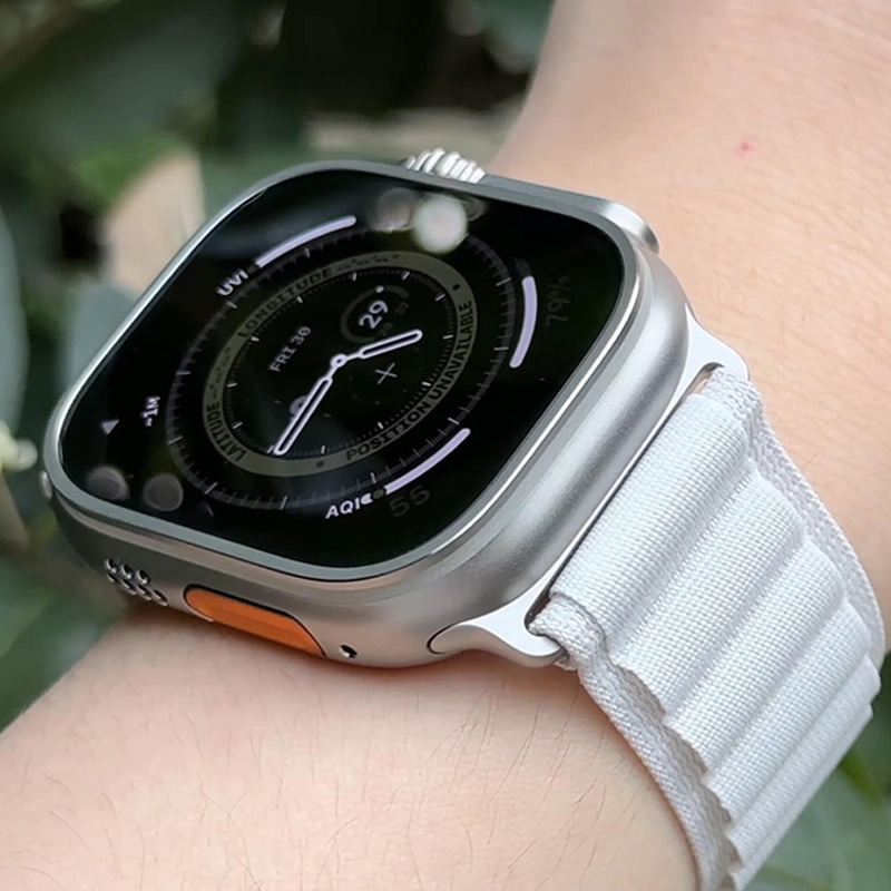 Bracelet de montre pour apple montre Ultra 2 bande 49mm 45mm 44mm 40mm 41mm 38 bracelet alpin Nylon série iwatch 6 7 8 9 se 44mm