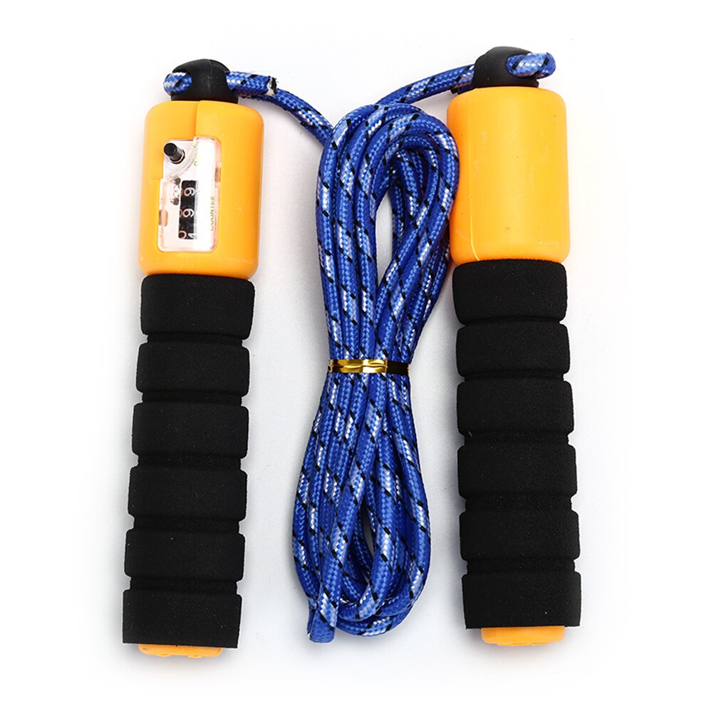 3Meter Einstellbar Crossfit ÜSpund Schnelle Geschwindigkeit Zählen springen Überspringen Seilspringen Draht Kalorien Fitnessstudio Sport Fitness Zubehör