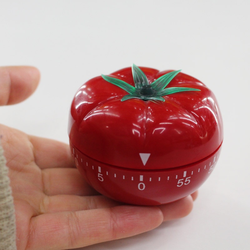 Pomodoro timer kjøkken dingser egg timer student timer alarm søt mini mekanisk urskive 60- minutters kjøkken gadgets