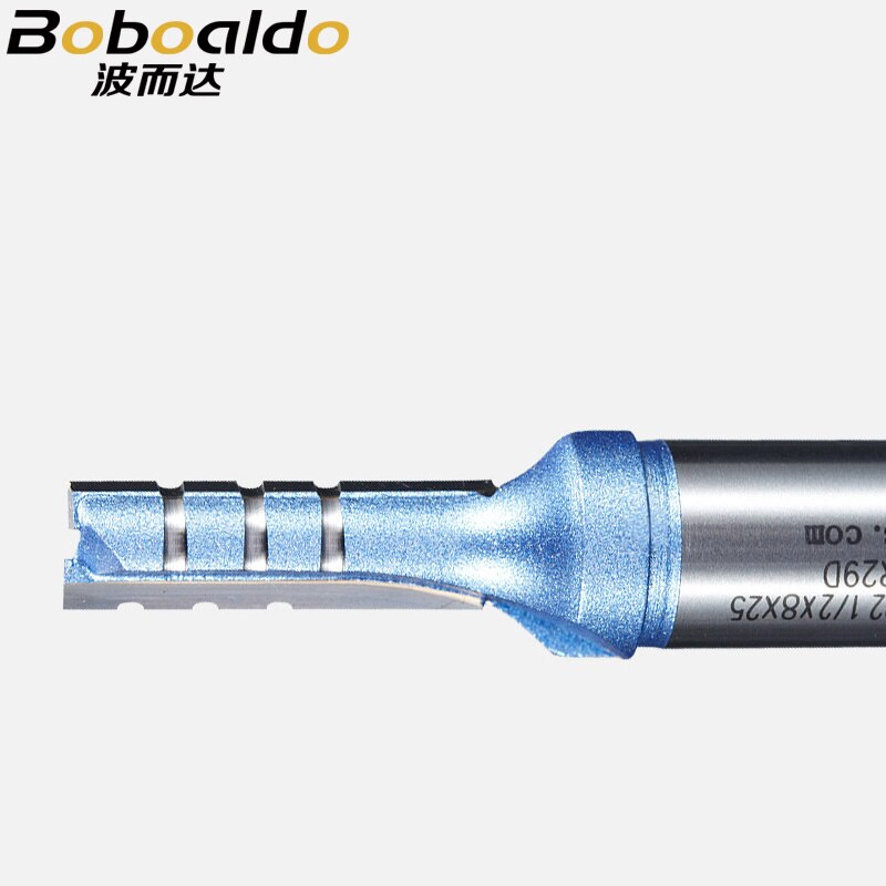 Haute vitesse trois dents droite Bits solide en acier au tungstène carbure outil de sculpture fendue outils de travail du bois Arden routeur peu