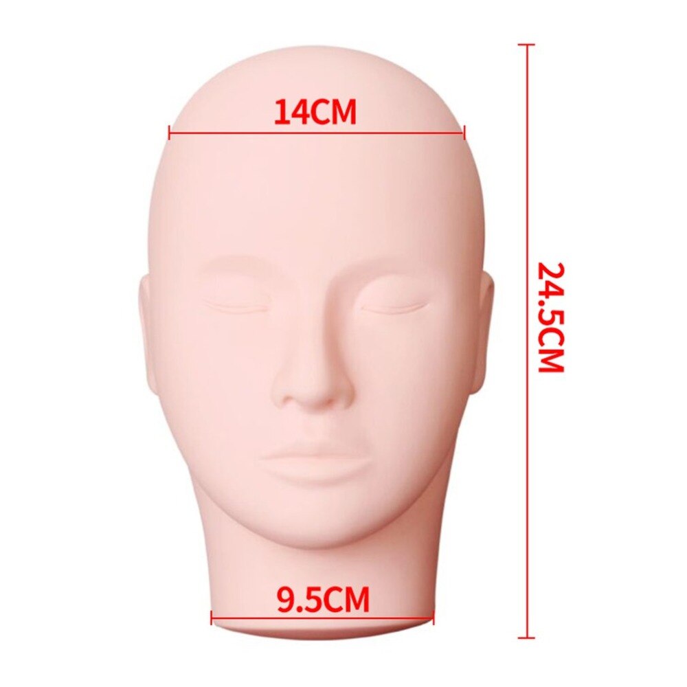 Beauté maquillage cils pratique Mannequin Pro Massage maquillage formation cosmétologie Mannequin poupée visage tête modèle outils de maquillage