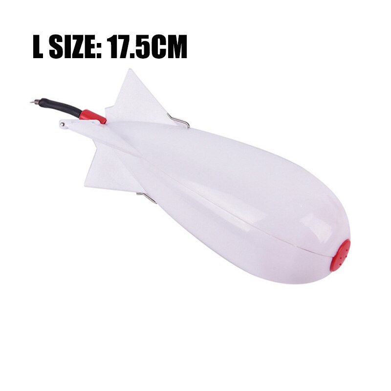 PRO BEROS – roquette de pêche, mangeoires de matériel, chargeur de fusée à granulés, support d&#39;appât, fabricant de matériel, accessoires d&#39;outils de plein air: White L
