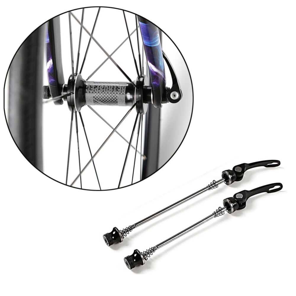 1 Pair Mountain Bike Skewers Ultralight Quick Release Skewers Aluminum Alloy Front 100 Rear 130/135mm Wheel Hub Skewers