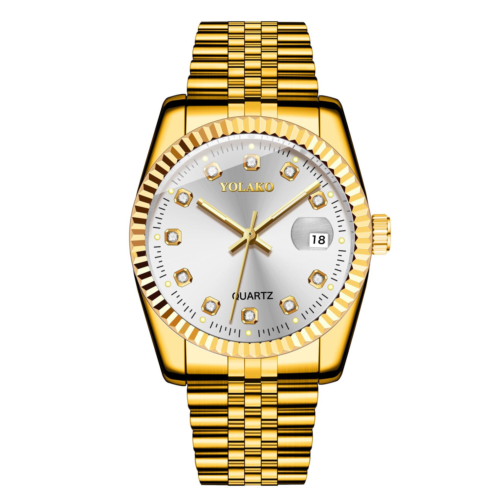 Men's Casual Quartz Stainless Steel Strap Watch Analog Watch часы женские reloj hombre montre zegarek relogio: G