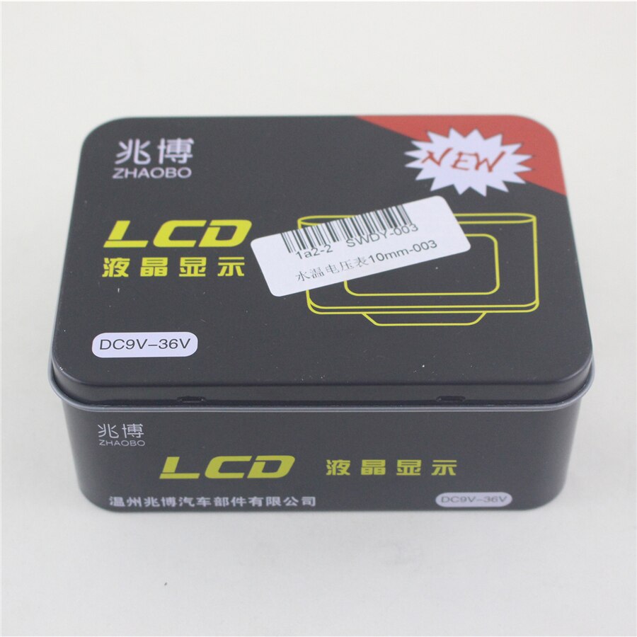 2IN1 Meter 12 v/24 v LCD Digitale Truck Auto Voltmeter + Brandstofmeter Voltage Gauge Universal