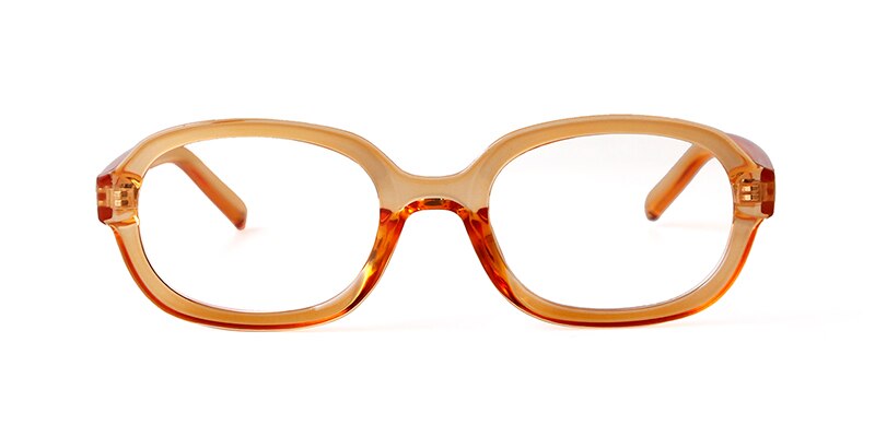 Vem sötnos trendiga 90s solglasögon dammärke retro oval båge solglasögon nyanser korea stil sunnies kvinnlig  s161: C11 orange