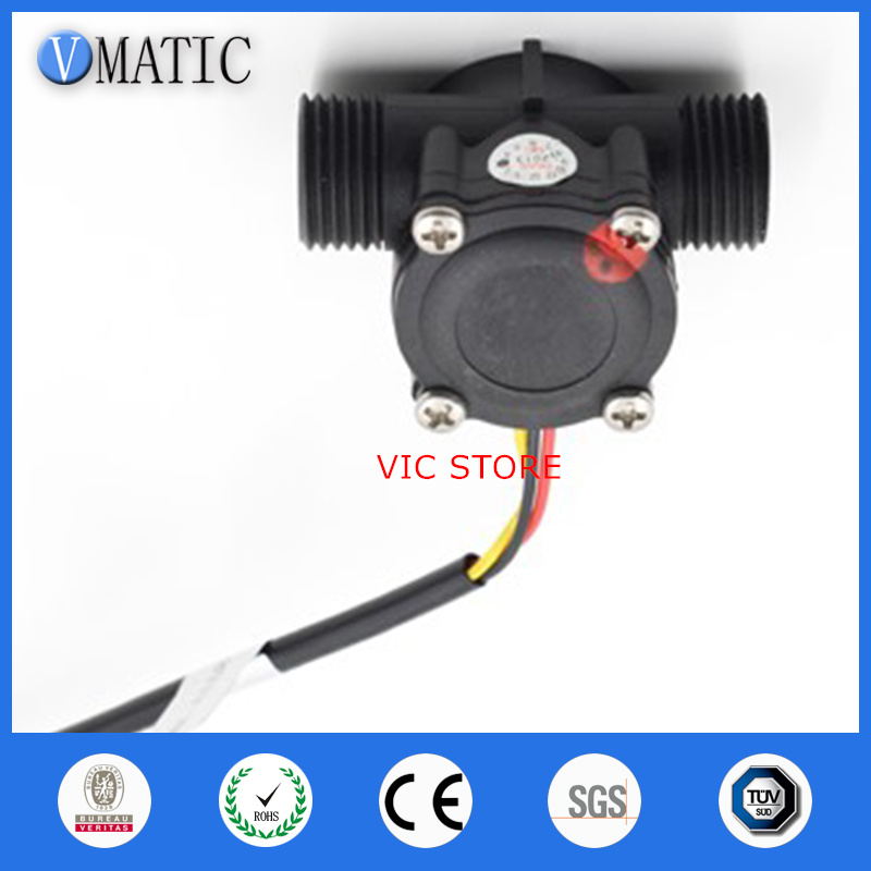 Micro Meter Liquid Hall Effect Magnetic Switch VCA168-4 Water Flow Rate Sensor
