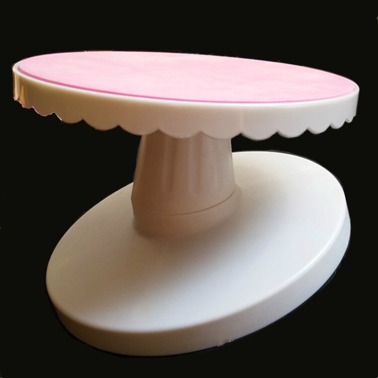 Baking equipment Fondant cake decorating table Decorating turntable Cake operating table Adjustable tilting turntable