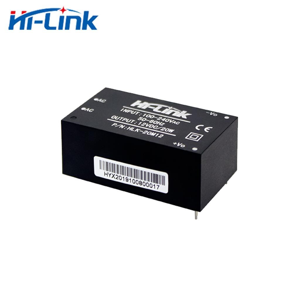 220V Ac Naar 12Volt Dc Uitgangsvermogen Adapter Module Ultra Kleine HLK-20M12
