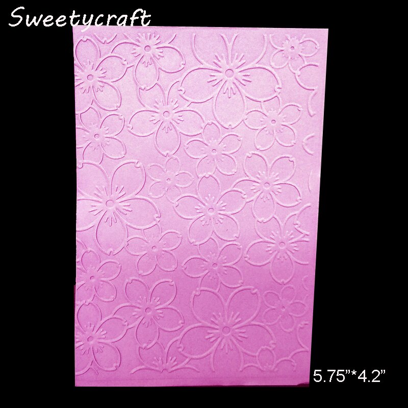 Flower blossom Textured Embossing Folder scrapbooking Folders for card making paper craft supplies stamps Template DIY
