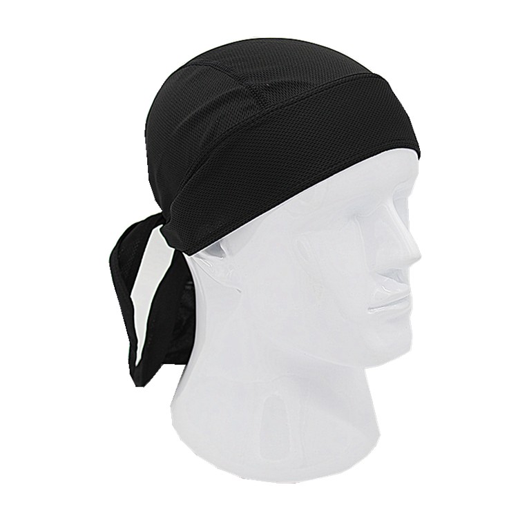 Outdoor Sneldrogend Pure Fietsen Cap Hoofddoek Hoofddoek Hoofdband Zomer Mannen Hardlopen Paardrijden Bandana Ciclismo Piraat Hoed Kap: WHITE