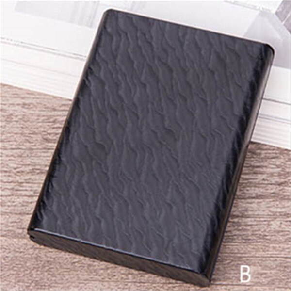 ZOVYVOL RFID Blocking Card Holder Wallet Men Women Slim Single Box Smart Aluminium Metal Wallet Black Thin Mini Wallet: KM-BBlack