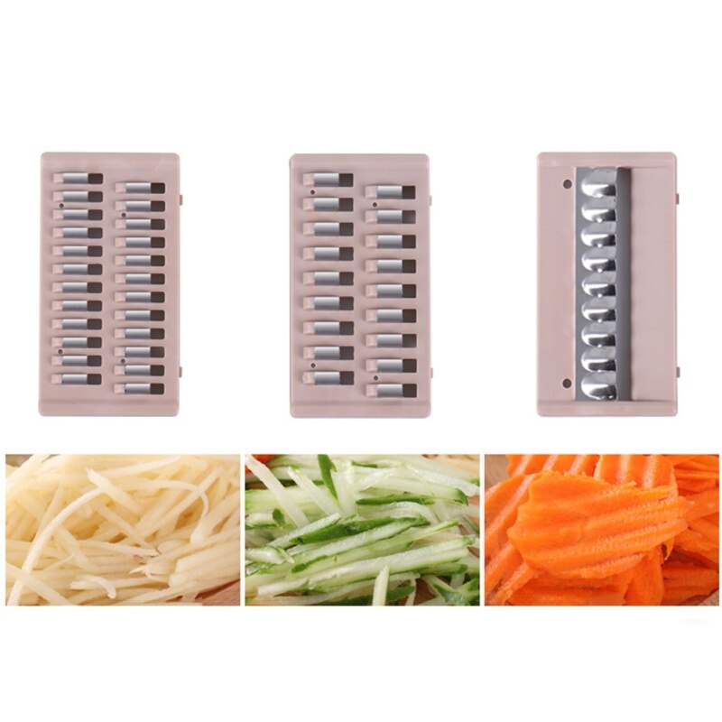Multi-Functional Grater 3 Type Blade Vegetable Slicer with Removable Tray Vegetable Slicer Boxed Grater Vegetable Peeler
