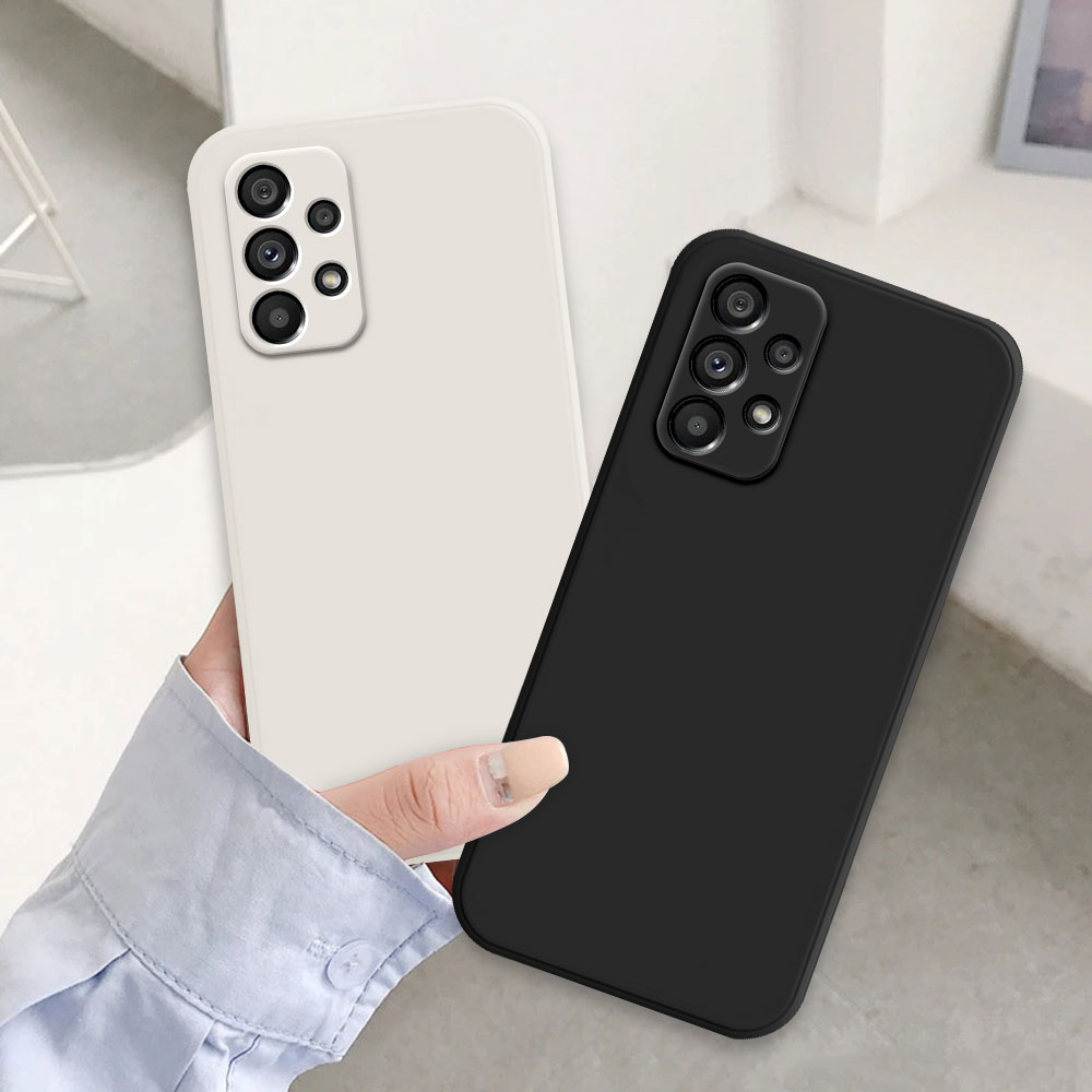 For Samsung A53 A33 A73 A23 A22 A13 5G Case Colorful Silicone Shockproof Square Phone Case Fundas Galaxy A13 A23 A22 Cover Coque