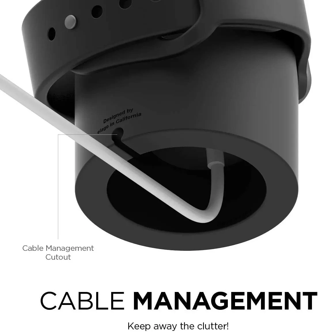 Soporte de cargador para Apple Watch Series 10, 9, 8, Ultra 7, 6, 5 SE 4, estación de carga, soporte de silicona, soporte de Cable de carga Iwatch