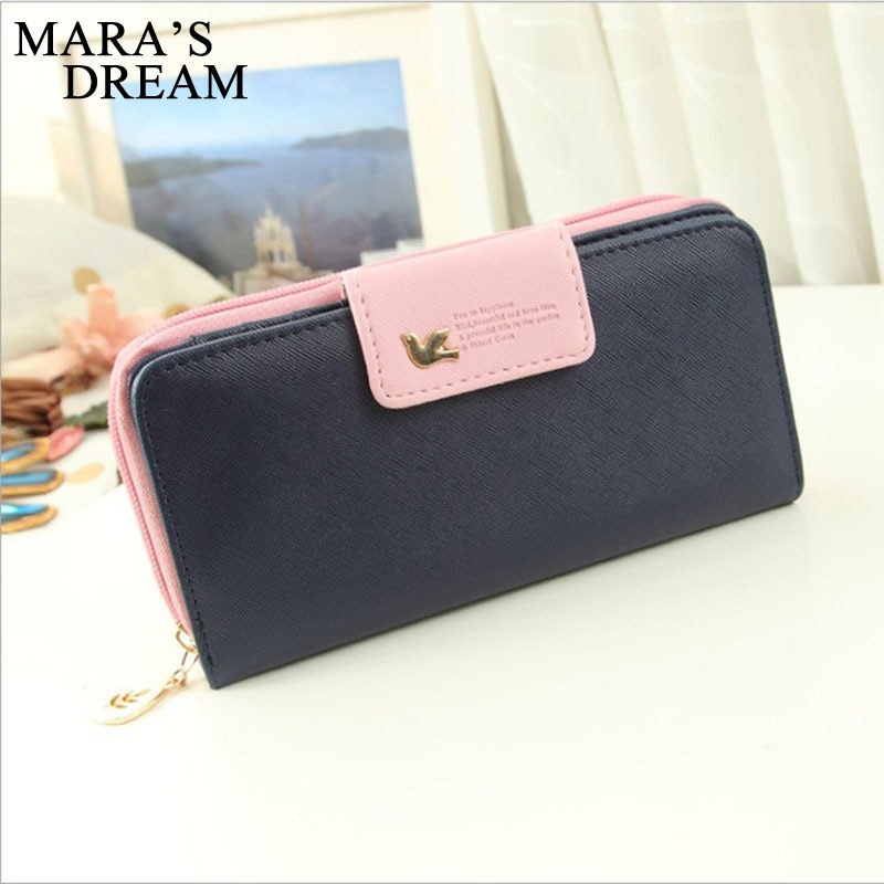 Mara's Dream Women's Wallet Leather Clutch Bag Hasp Wallet Zipper Long Purses Card Holder Fortnite Cosmetic Handbags