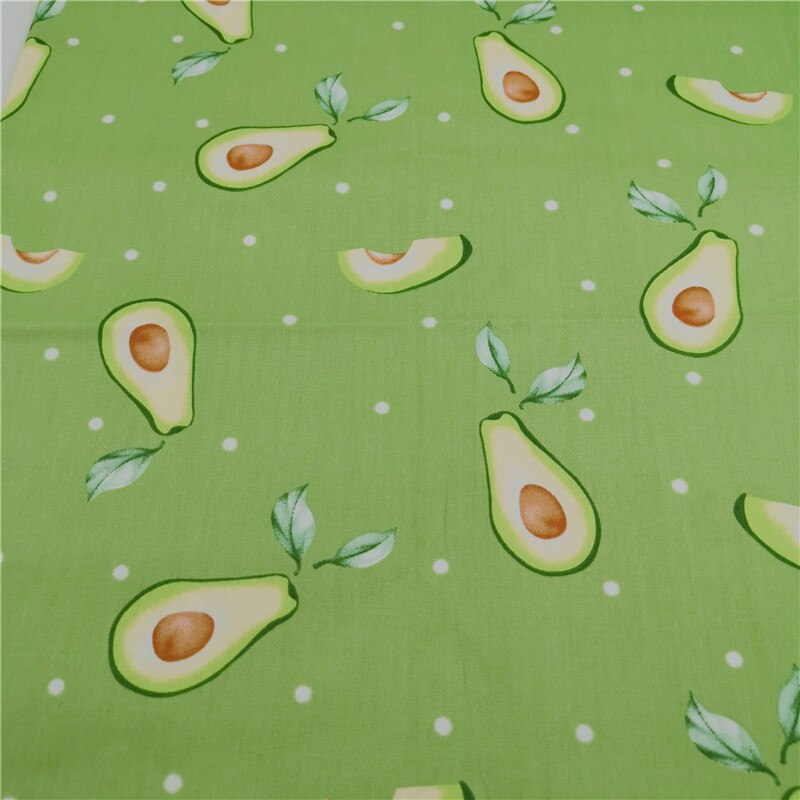 Tissu 100% Coton 'Paradise' Motif Feuille, Couleur Amande - 2,5 Mètres, Pour Rideaux