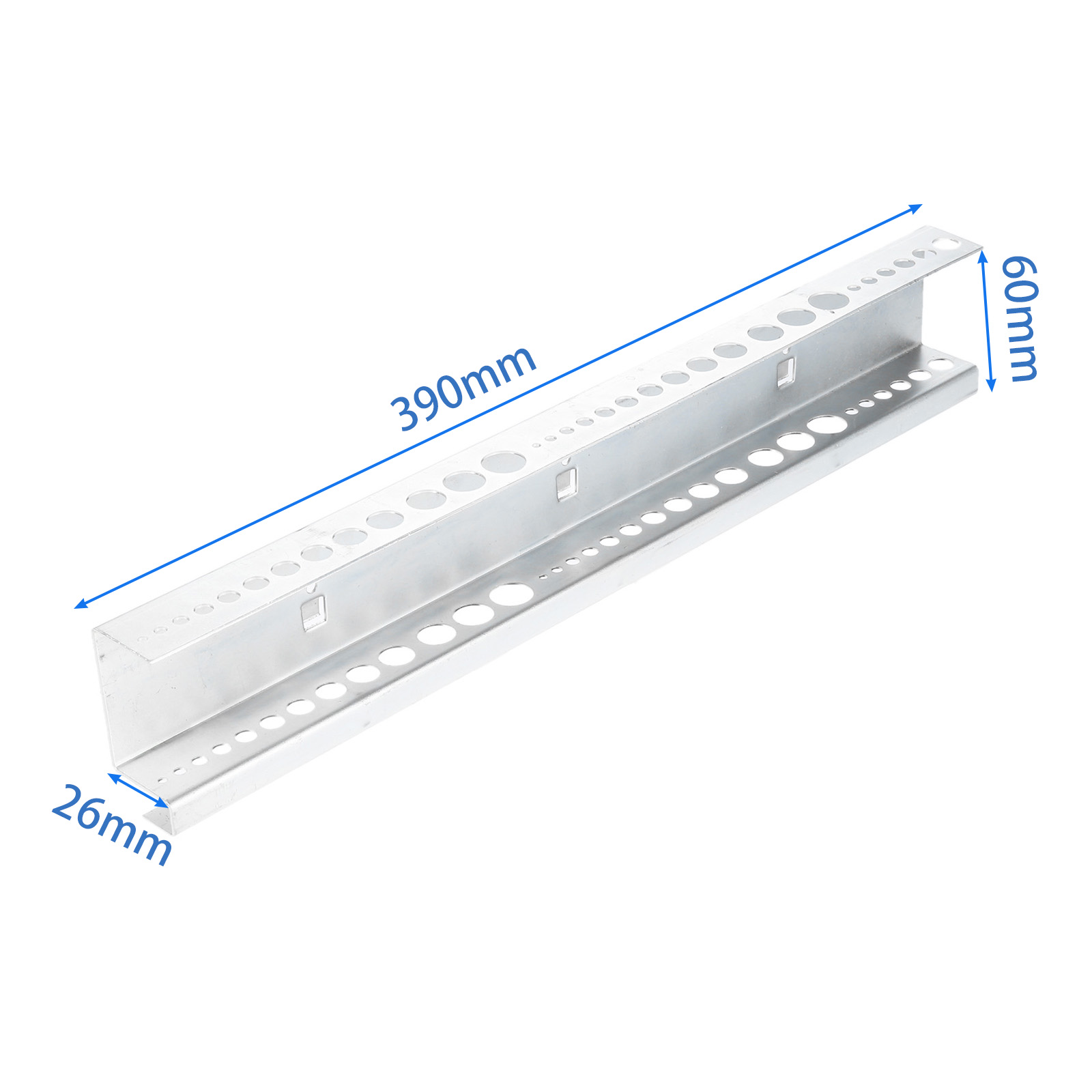 DRELD Strumento Gancio per appendere Espositore in metallo Negozio in metallo Buoni ganci per scaffali Strumento per piastra con foro quadrato Strumenti per la conservazione della cucina domestica: Blu profondo