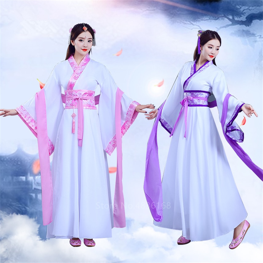 Year Hanfu Women Traditional Chinese Folk Dance Fairy Dress Court Vintage Princess Festival outfit Ancient Costumes
