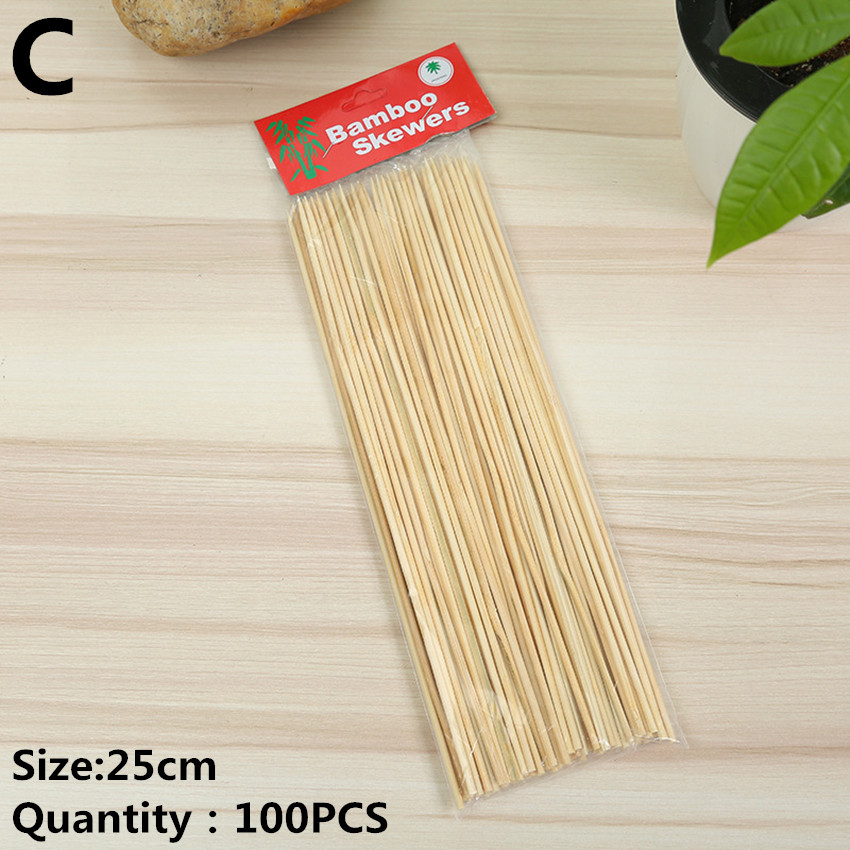 Food Grade Beef Mutton String Device 100PCS Barbecue Grill Bamboo Sticks Making Kebab Machine BBQ Supplies: C