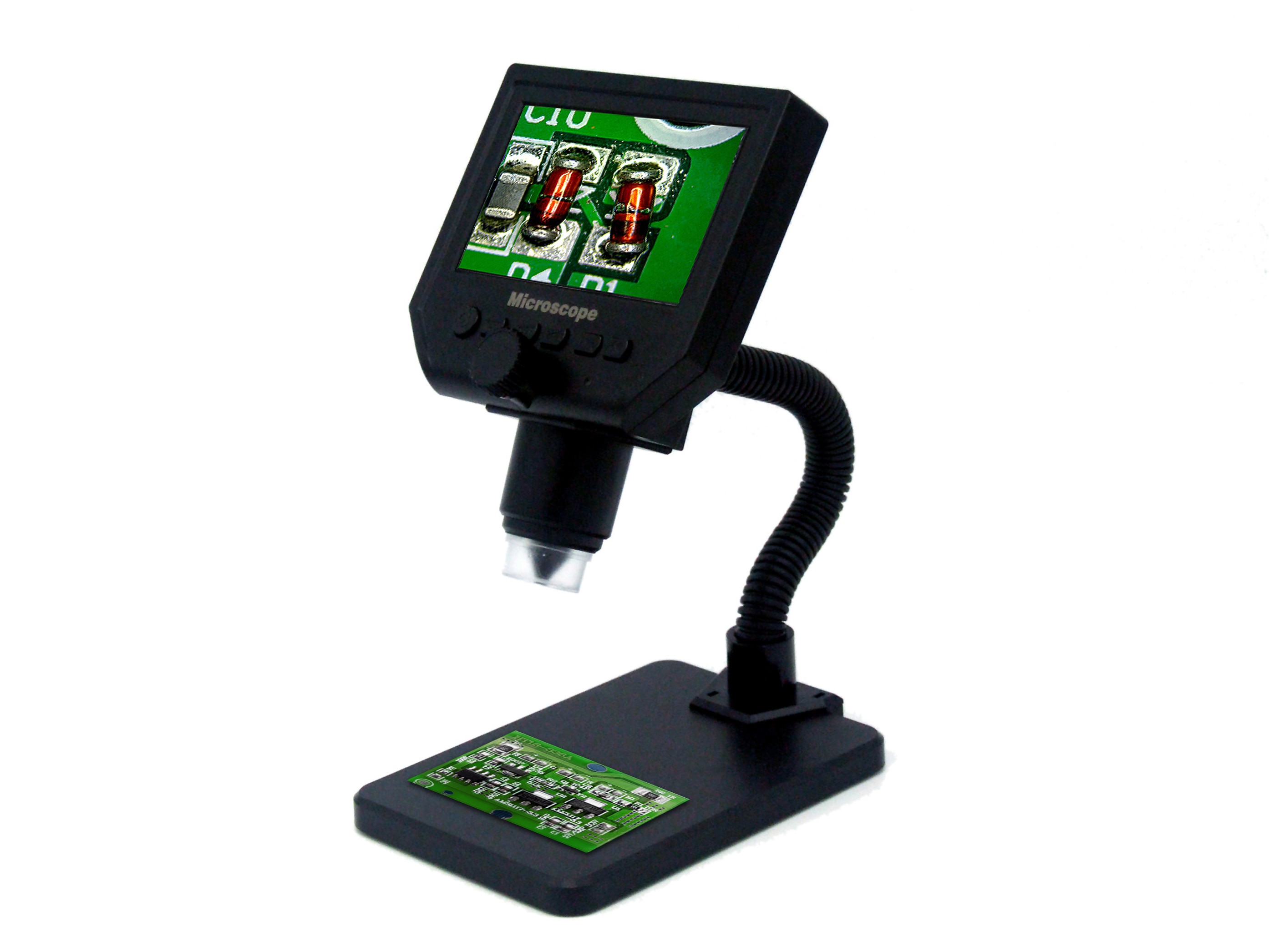 G600 600X 3.6MP 8LED Portable LCD Digital Microscope 4.3" USB Electronic HD Video Microscopes Endoscope Magnifier Camera
