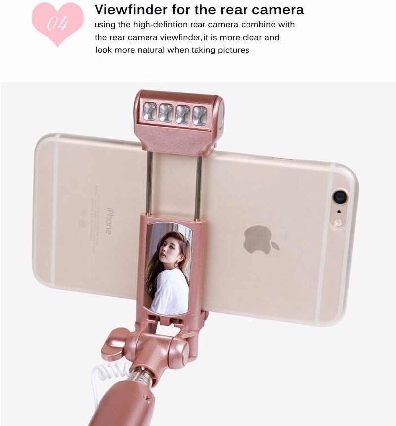 lipstick naakt bluetooth draadloze selfie stick voor iphone 7/7 plus iphone 6 6 s ios voor samsung android smartphone