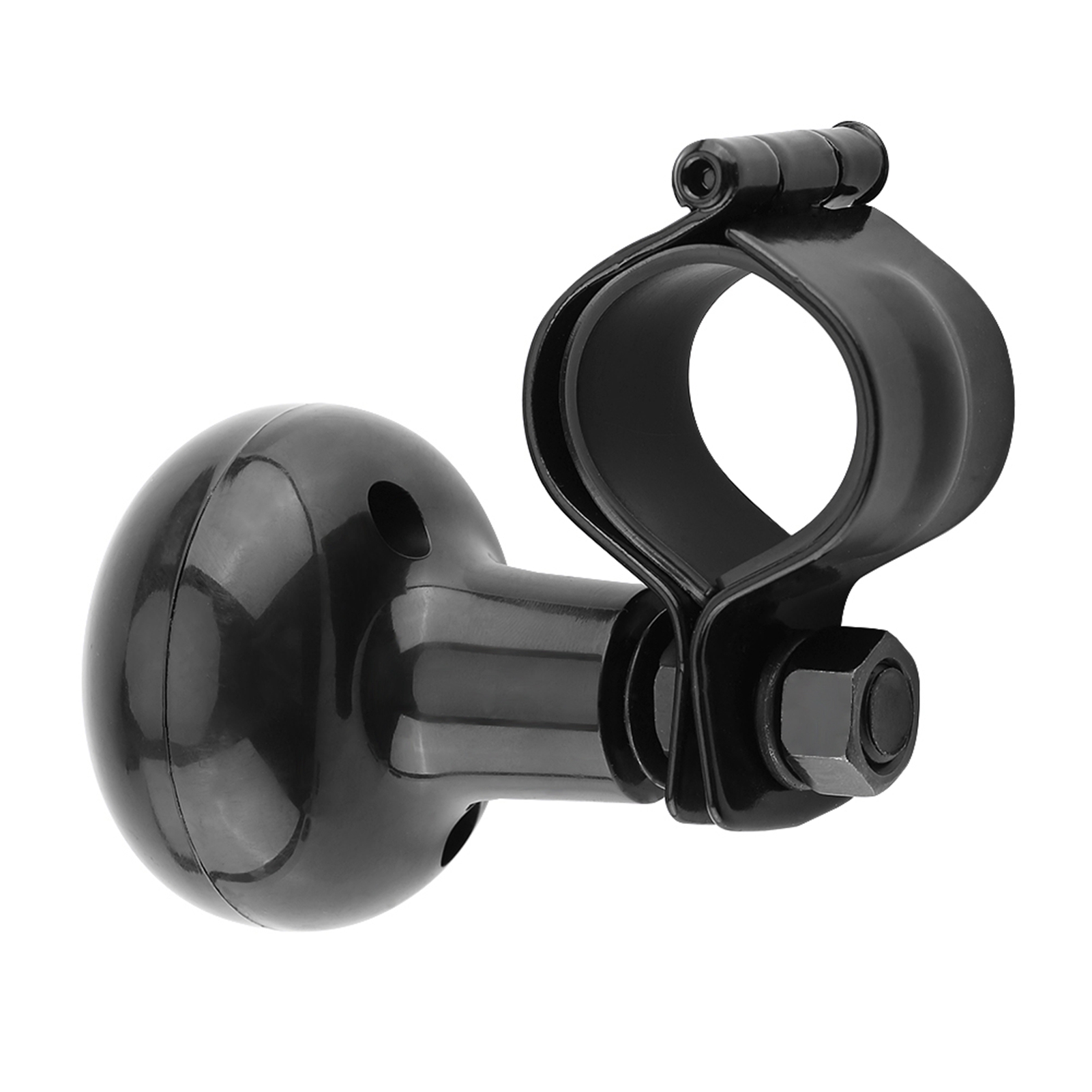 Manopola del volante per auto resistente Maniglia spinner nera Manopola spinner sterzo da 360 gradi Accessori per auto