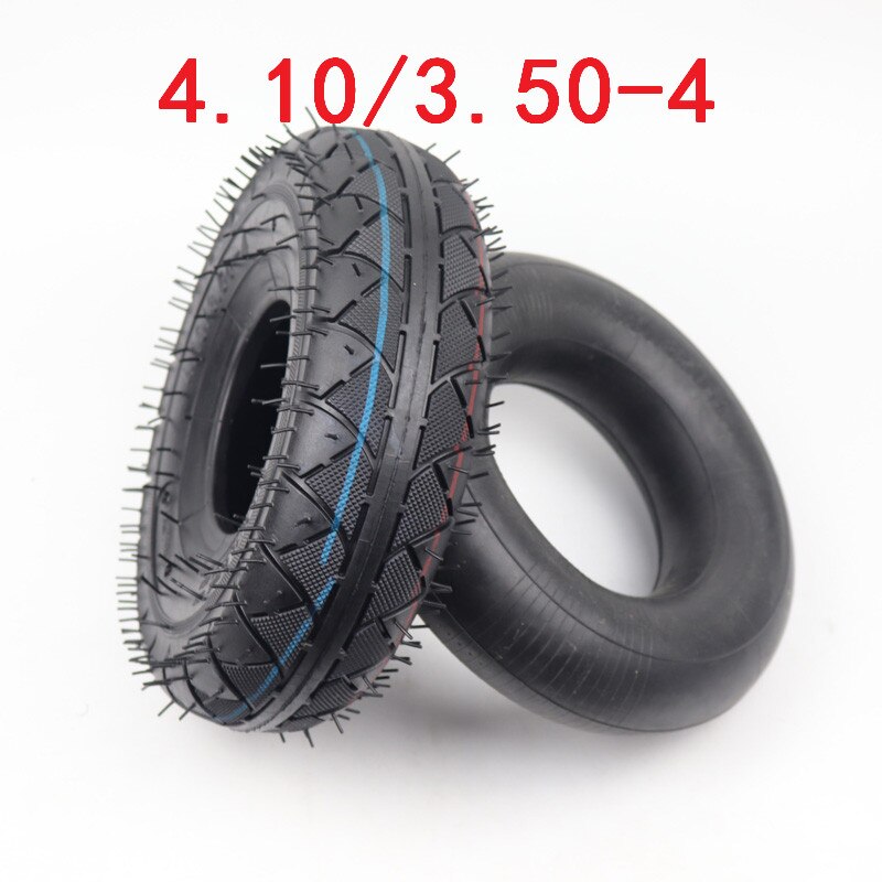 4.10/3.5-4 kraftiga innerrör yttre däck för goped bigfoot stor fot skoter bladez moby 4 tum innertube 4.10 x 3.50-4: Inner- och ytterdäck