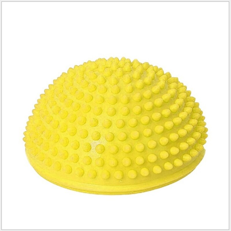 16cm Yoga Ball PVC Inflatable Massage Point Half Fit Ball Balance Trainer Stabilizer GYM Pilates Fitness Balancing Bosu Ball