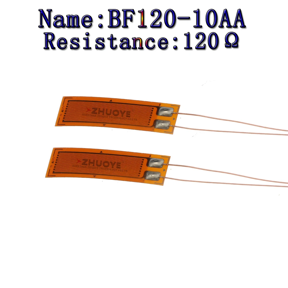 10pcs STRAIN GAUGES Precision resistive strain gauge BHFBF120-1AA 3 4 5 6 7 8 9 10 AA 120 ohm weighing Pressure Sensor: Pink