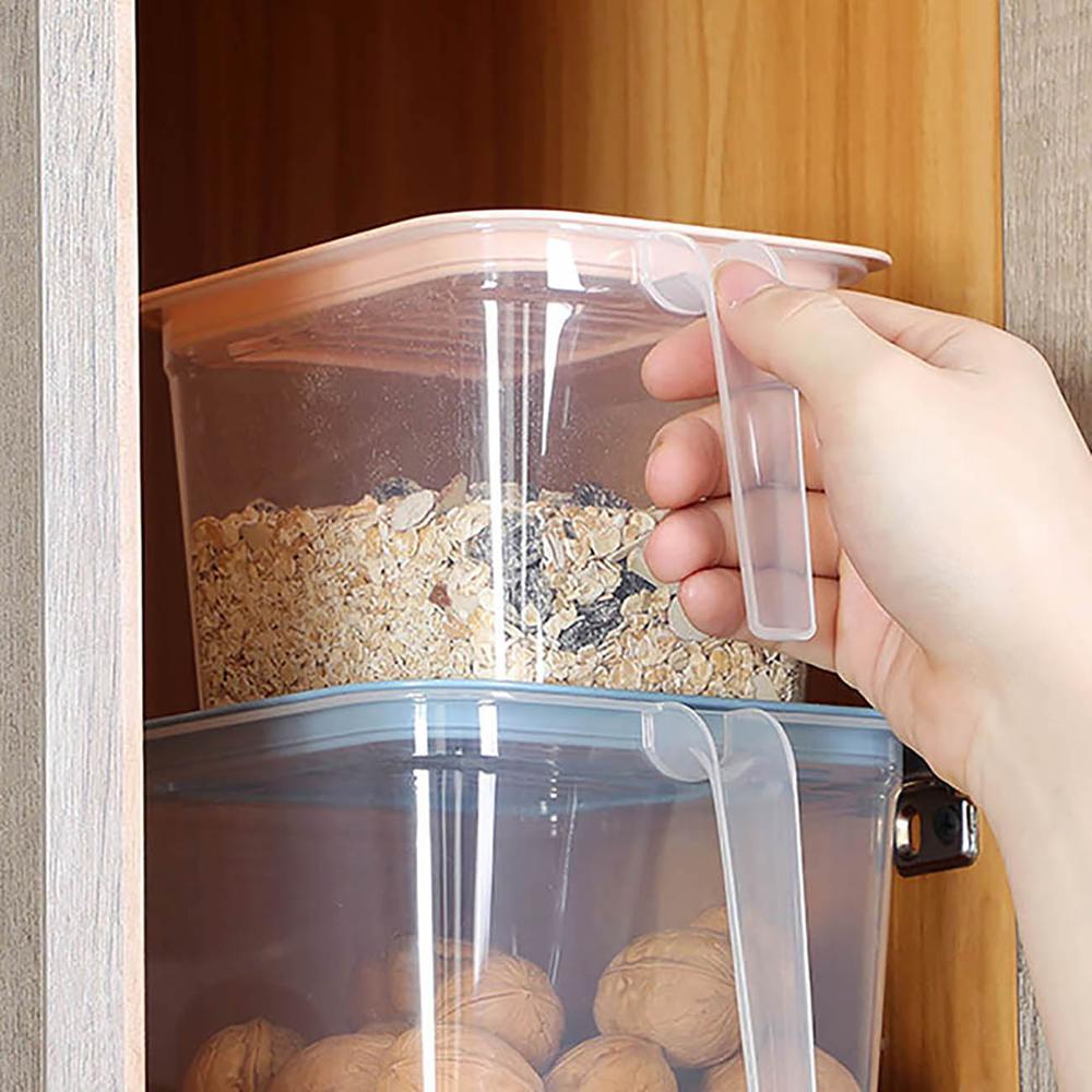 5 Stks/set Keuken Opslag Containers Plastic Voedsel Opslag Container Clear Rijst Doos Koelkast Organisator Thee Bean Grain Case