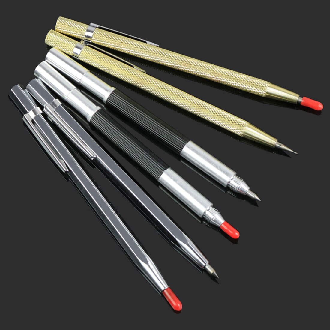 Glass Cutter Construction Tools Scriber Pen Marking Engraving Tools Glass Ceramic Marker for Glass Metal Wood Marking Tools