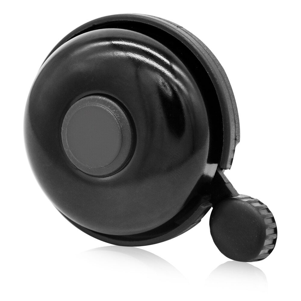 Timbre de plástico para bicicleta de montaña y carretera, alarma de seguridad para manillar, accesorios para bicicleta: Black