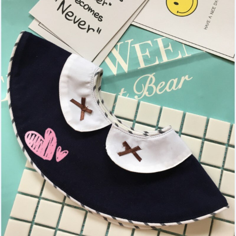 neue Infant Baby Jungen Mädchen Baumwolle Runde Lätzchen Sommer Abendessen Schell Bandana Spucktücher Für Kinder Fütterung Pflege