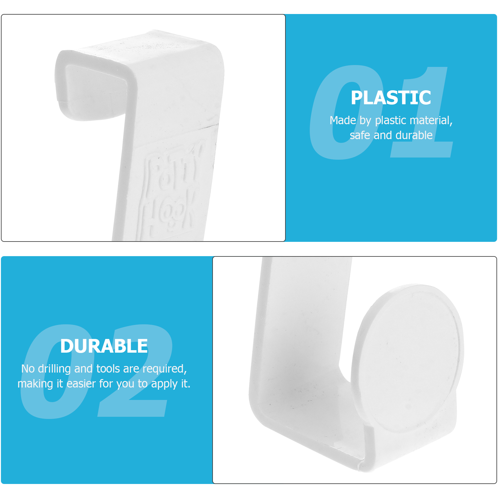 2 stücke Haushalt Z-förmigen Haken Wc Sitz Haken für Schlecht Küche Wc