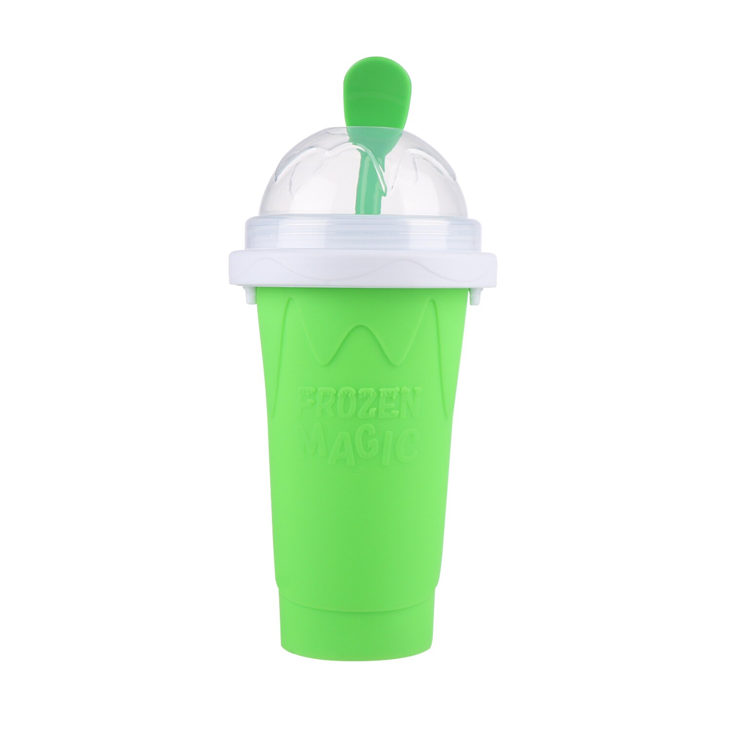 Tasse à Smoothie glacé en Silicone pour l'été, pour la conservation rapide des Smoothies glacés: green