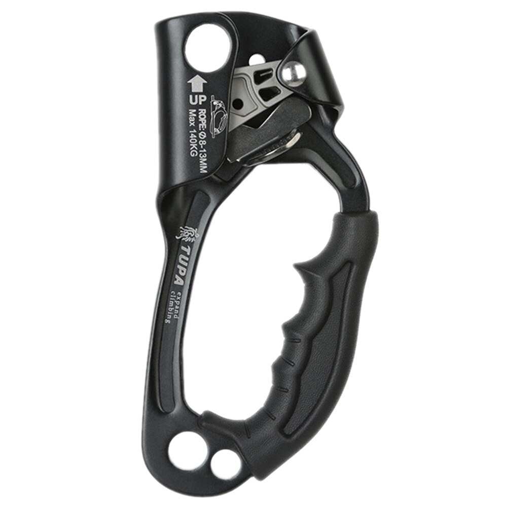 Left Right Climbing Hand Ascender Updated Rigging Ergonomic Handled Rope Riser Rappelling Gear Equipment Arborist Tree Climber
