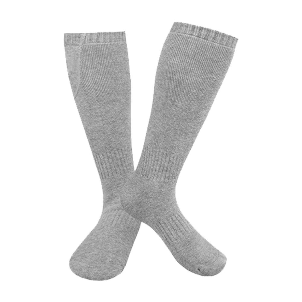 Beheizbare socken, wiederaufladbare elektrische akku-socken für damen, herren und unisex, waschbar, wärmend, lange socken, fußwärmer für Höhle Winter
