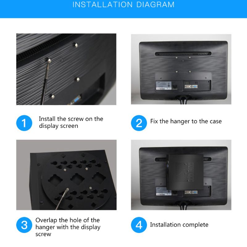 Netzteil Home Büro Host Gehäuse HTPC Computer Fall PC Chassis Mini ITX X6HA