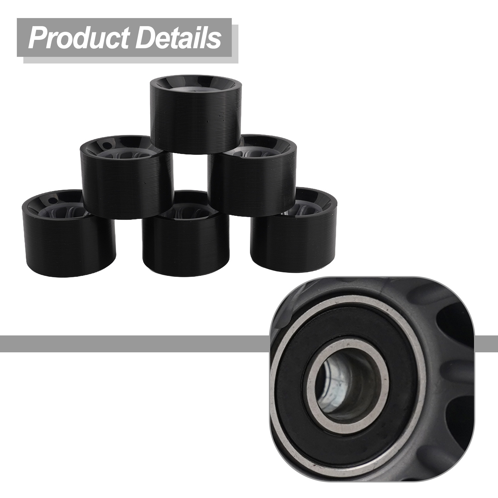 8Pcs 82A/90A/92A/95A Roller Skate Wheels For Double-Row Roller Skates Quad Skateboard Roller Skate Wheels Accessories