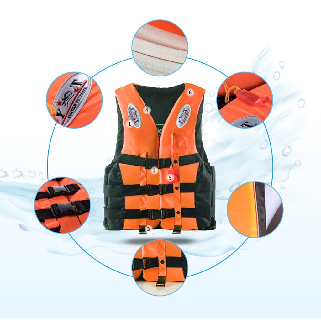 Adults Life Vest Aid Vest Kayak Ski Buoyancy Fishing Boat Watersport Water Sports Man Jacket Swimming Life Vest Jacket d3