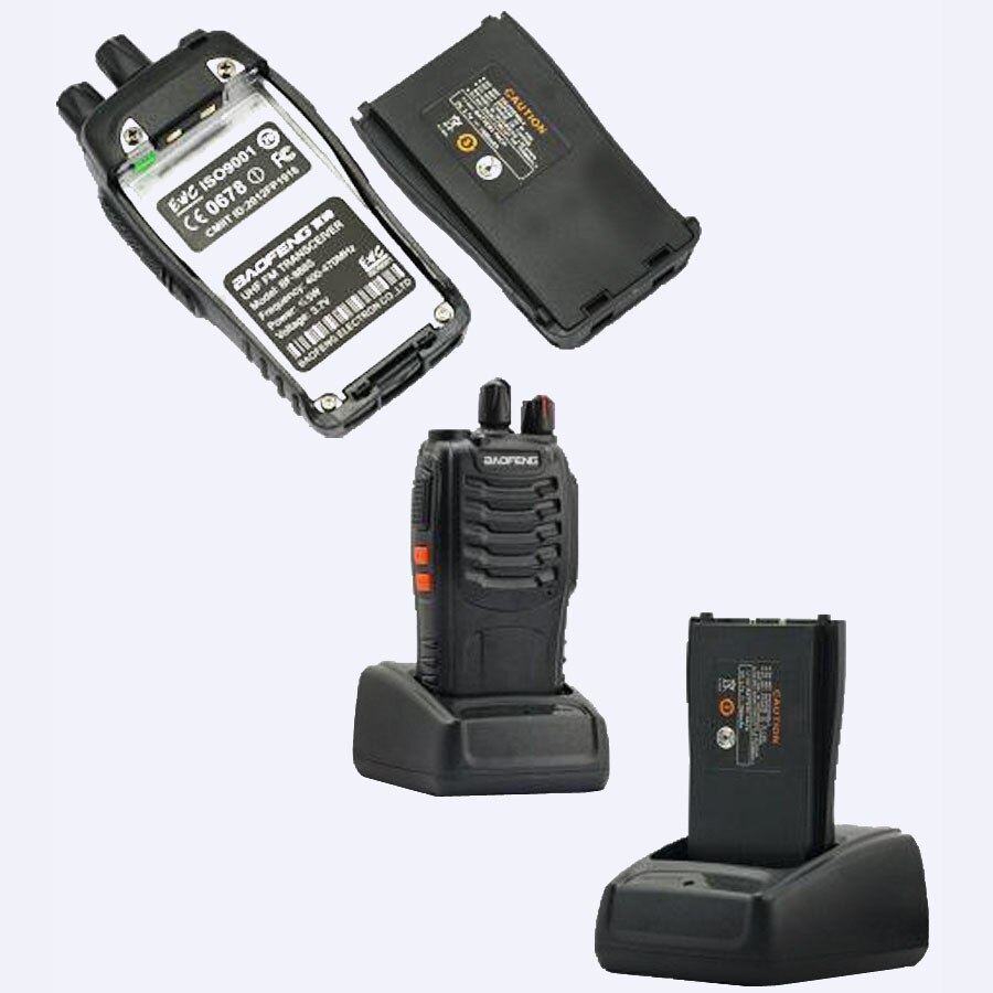 Originele PPT Bao feng BF 888 S Walkie Talkie 5 W Pofung Politie Apparatuur Met Handige Talkie Uhf Mobiele Radio 888 BaoFeng Bf-888s