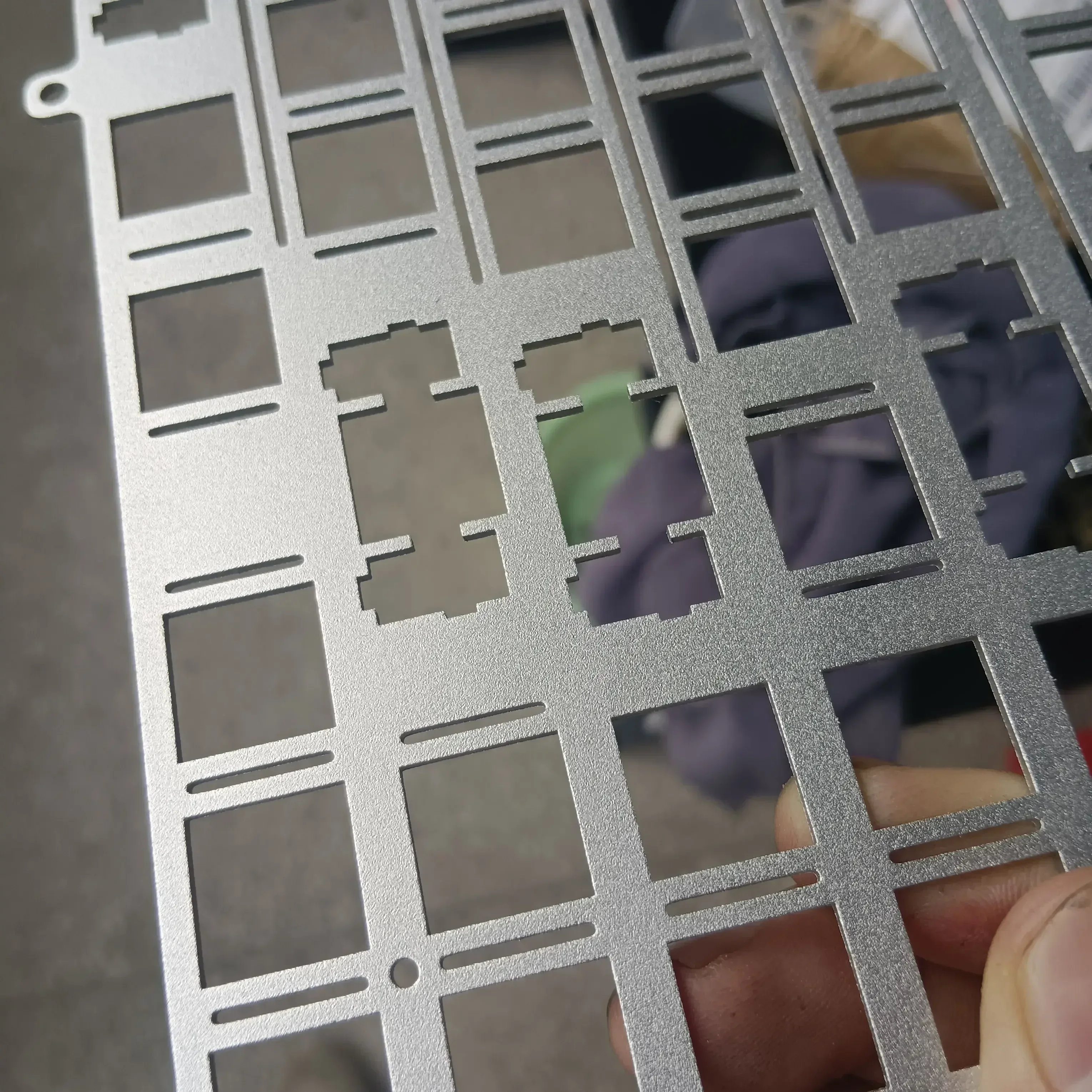 Lucky 65 Płytka pozycjonująca do klawiatury mechanicznej Tri-mode Fr4 Pom PC PP Metalowa płytka z włókna węglowego Niestandardowe akcesoria do klawiatury: XXS / WHITE