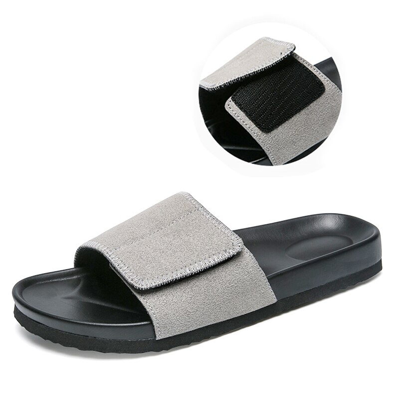 Sommer Hausschuhe Herren draussen Strand Weichen Wohnungen Mann lässig Freizeit Schuhe Männlichen Schuhe Erwachsene Luxus