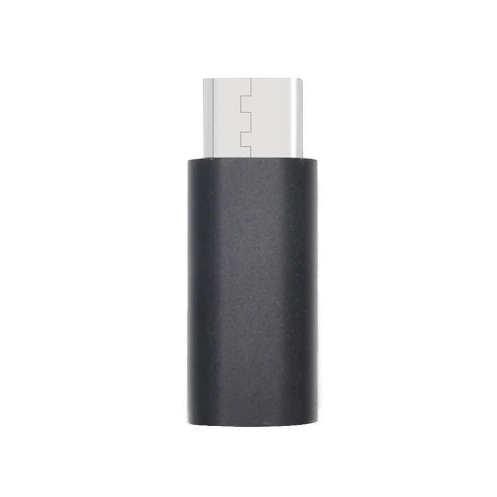 Universal USB Type-C Female to 3.5mm Jack Male Earphone Headphone Speaker Headset Adapter for Letv Huawei Connector: BLACK