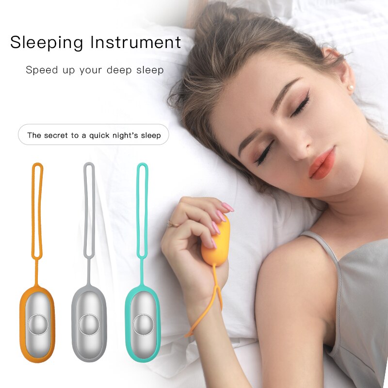 Microcurrent Slaap Holding Sleep Aid Instrument Overdrukventiel Slaap Apparaat Hypnose Instrument Stimulator En Relax Usb Opladen