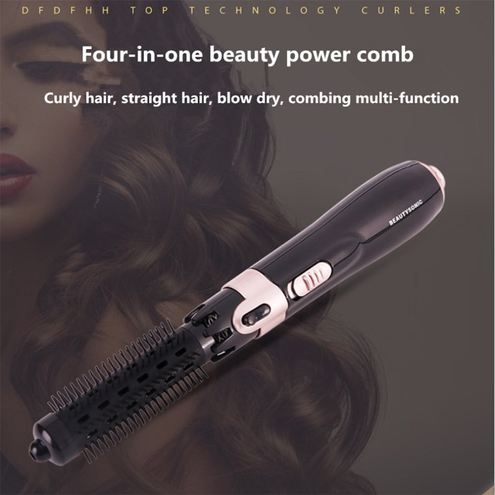 Multifunction 4 In 1 Hair Dryer Machine Comb Auto-rotating Brush Hair Curler Roller Curling Iron Wand Styling Tools