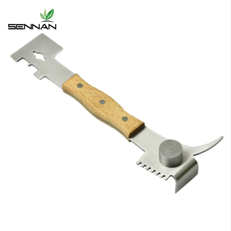 SenNan 1Pc Multi-functional Beekeeping Tool Flow Hive Tool Bee Practical Beekeeping Scraper Beekeeping Equipments