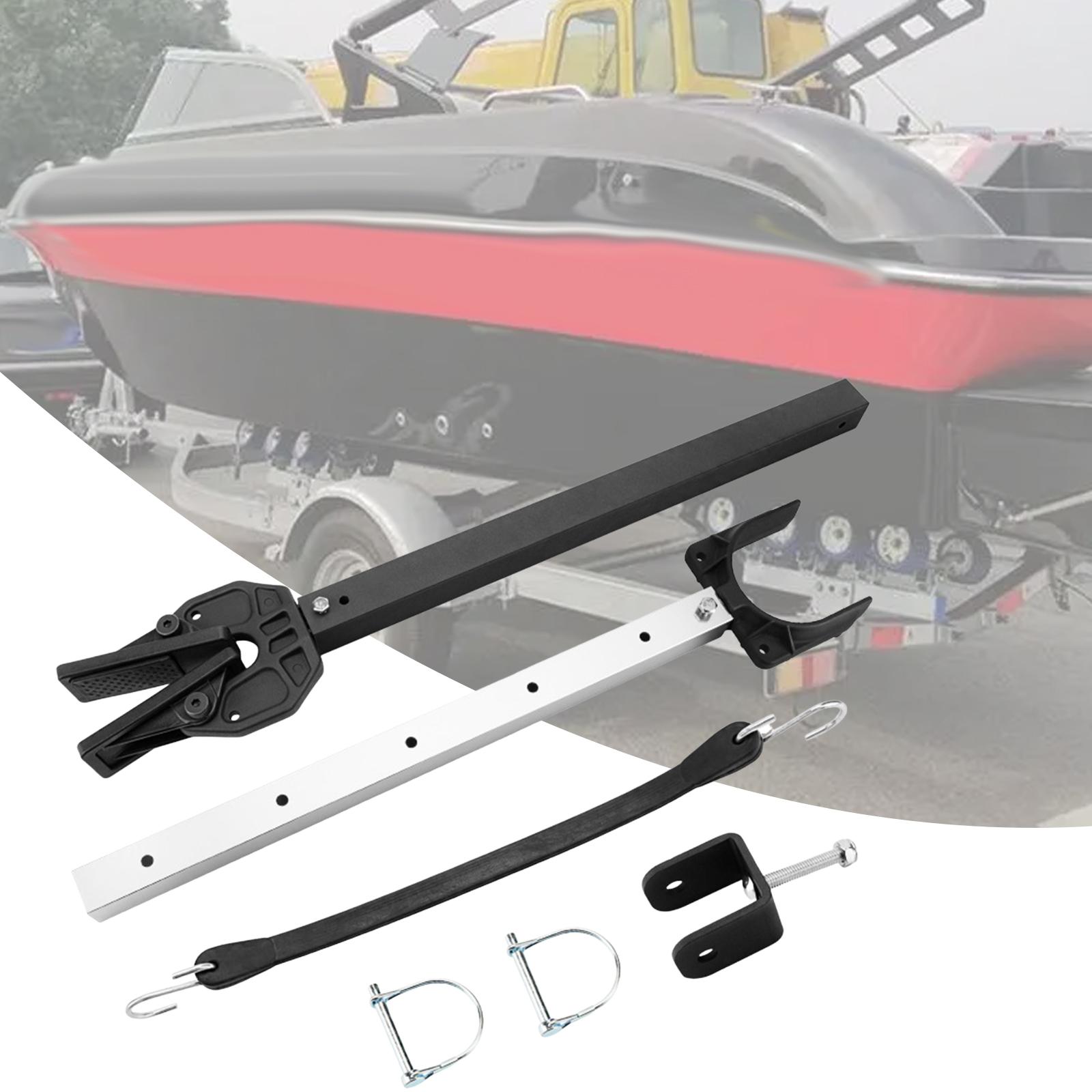 Boat Adjustable Transom Saver, Premium 22.99-40.75inch Boat Motor Support Composite Head Holds Marine Engine Practical Holder