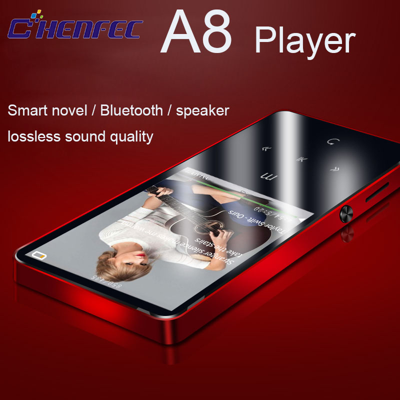 Chenfec  a8 bluetooth 4.0 mp4 player 8gb tabsfri musikafspiller med 1.8 tommer skærmunderstøttelse fm recorder  a8 mp4